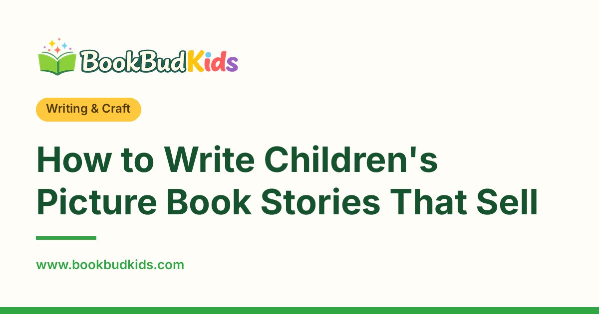 How to Write Children's Picture Book Stories That Sell