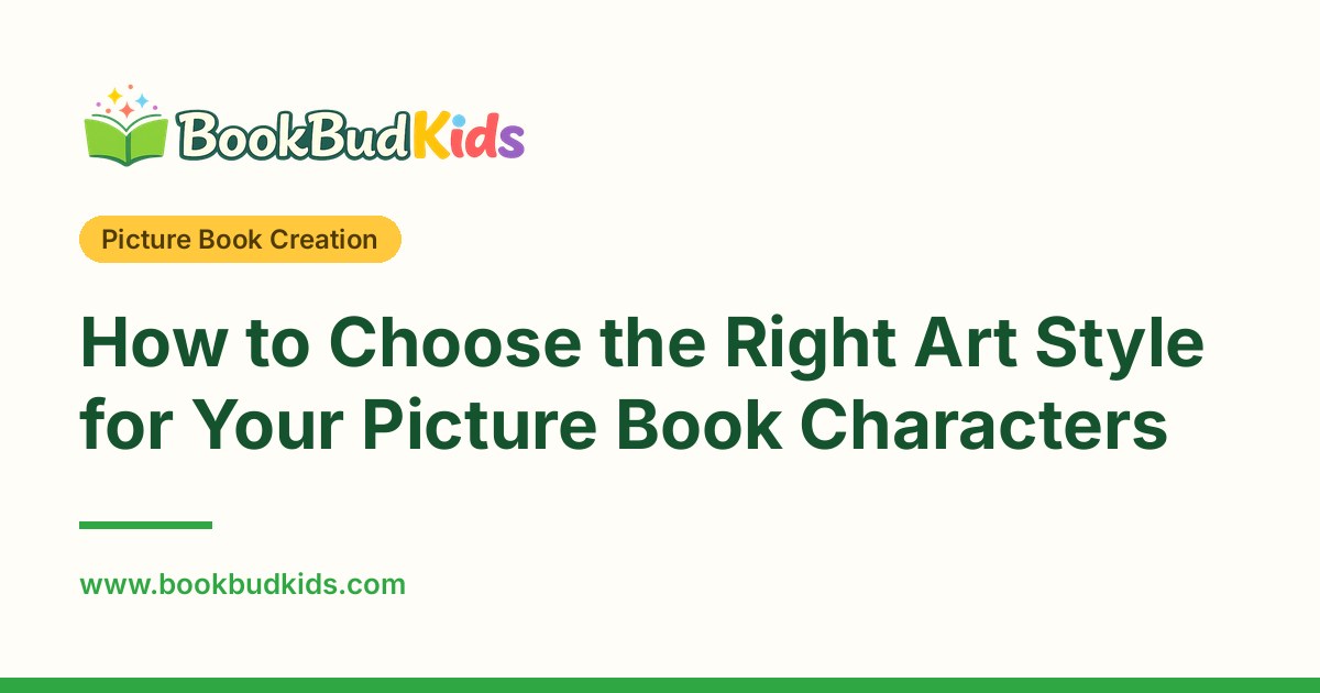How to Choose the Right Art Style for Your Picture Book Characters