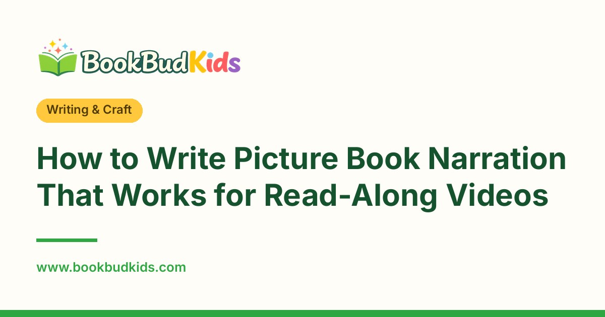 How to Write Picture Book Narration That Works for Read-Along Videos